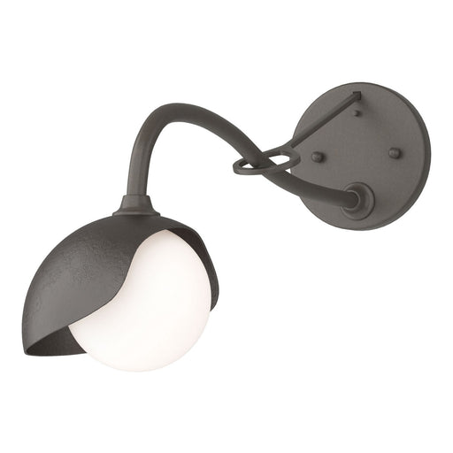 Brooklyn One Light Wall Sconce Dark Smoke