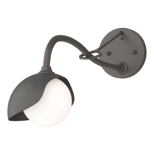 Brooklyn One Light Wall Sconce Dark Smoke