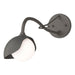 Hubbardton Forge - 201376-SKT-07-20-GG0711 - One Light Wall Sconce - Brooklyn - Dark Smoke