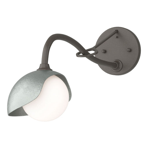 Brooklyn One Light Wall Sconce Dark Smoke