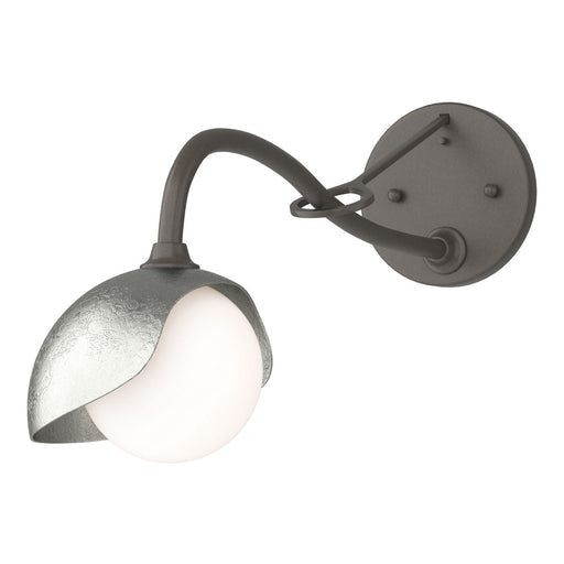 Brooklyn One Light Wall Sconce Dark Smoke