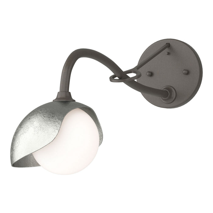 Hubbardton Forge - 201376-SKT-07-85-GG0711 - One Light Wall Sconce - Brooklyn - Dark Smoke