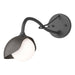 Hubbardton Forge - 201376-SKT-10-14-GG0711 - One Light Wall Sconce - Brooklyn - Black