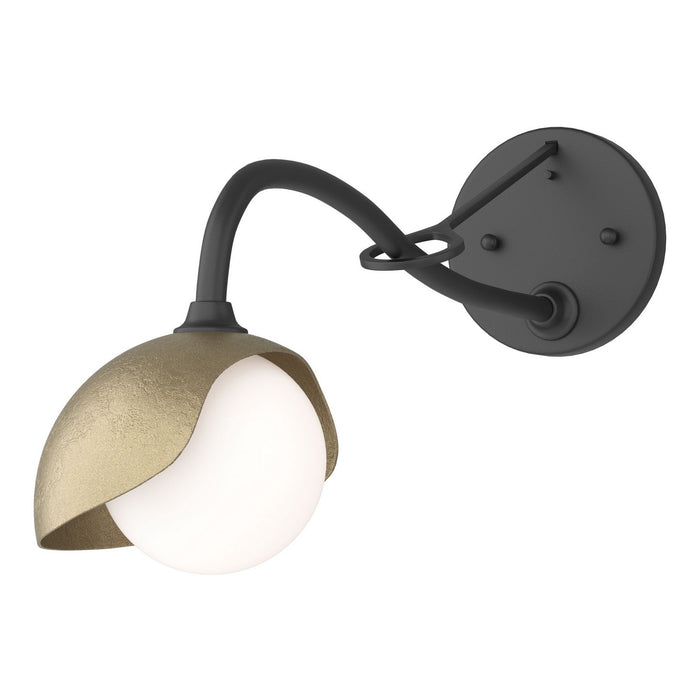 Hubbardton Forge - 201376-SKT-10-84-GG0711 - One Light Wall Sconce - Brooklyn - Black