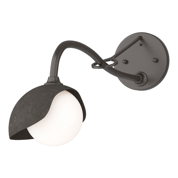 Hubbardton Forge - 201376-SKT-14-07-GG0711 - One Light Wall Sconce - Brooklyn - Oil Rubbed Bronze