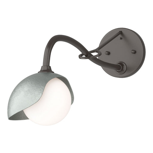 Hubbardton Forge - 201376-SKT-14-82-GG0711 - One Light Wall Sconce - Brooklyn - Oil Rubbed Bronze