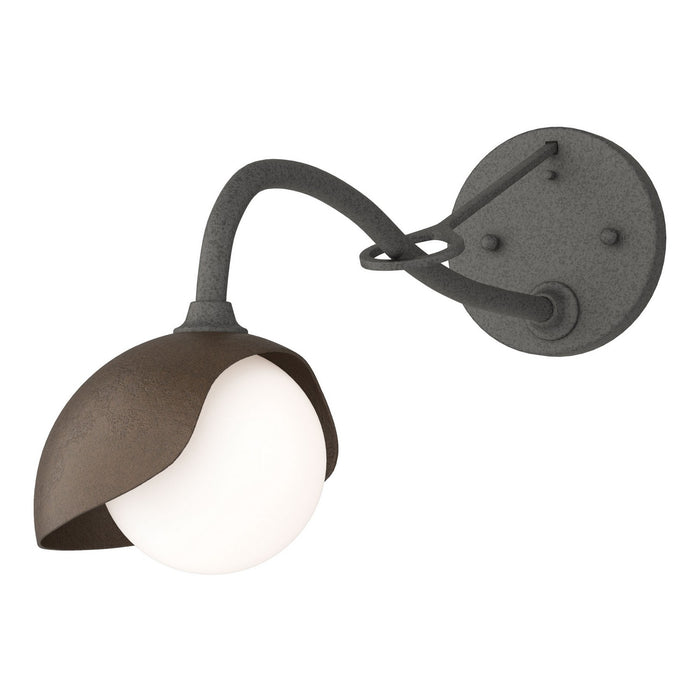 Hubbardton Forge - 201376-SKT-20-05-GG0711 - One Light Wall Sconce - Brooklyn - Natural Iron
