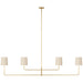 Visual Comfort Signature - BBL 5087SB-CW - LED Chandelier - Go Lightly - Soft Brass