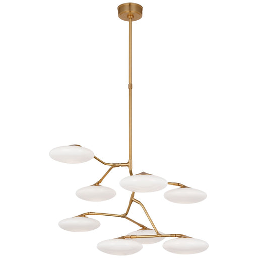 Visual Comfort Signature - CD 5020SB-WG - LED Chandelier - Brindille - Soft Brass