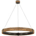 Visual Comfort Signature - CHC 5040BZ/NAB - LED Chandelier - Kayden - Bronze and Natural Abaca