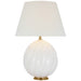 Visual Comfort Signature - JN 3020WG-L - LED Table Lamp - Talia - White Glass