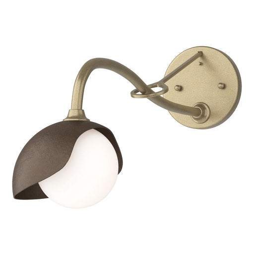 Hubbardton Forge - 201376-SKT-84-05-GG0711 - One Light Wall Sconce - Brooklyn - Soft Gold