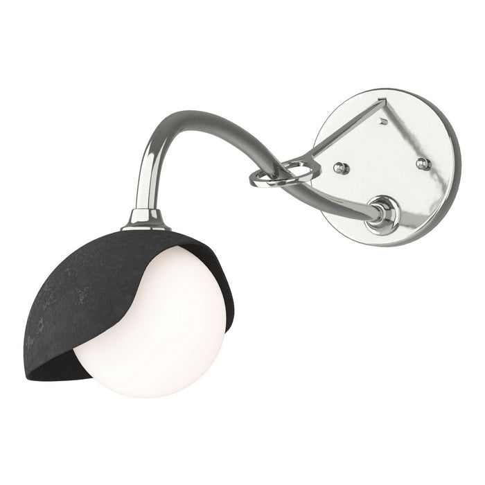 Hubbardton Forge - 201376-SKT-85-10-GG0711 - One Light Wall Sconce - Brooklyn - Sterling
