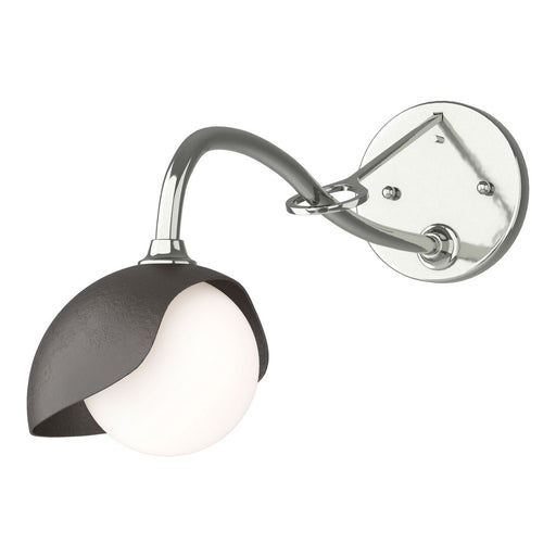 Hubbardton Forge - 201376-SKT-85-14-GG0711 - One Light Wall Sconce - Brooklyn - Sterling