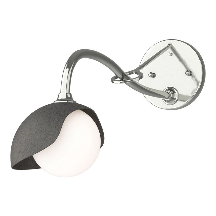 Hubbardton Forge - 201376-SKT-85-20-GG0711 - One Light Wall Sconce - Brooklyn - Sterling