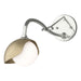 Hubbardton Forge - 201376-SKT-85-84-GG0711 - One Light Wall Sconce - Brooklyn - Sterling