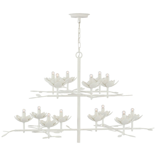 Visual Comfort Signature - JN 5160PW - LED Chandelier - Clementine - Plaster White