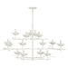 Visual Comfort Signature - JN 5161PW - LED Chandelier - Clementine - Plaster White