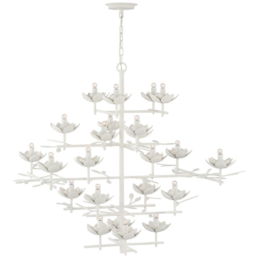 Visual Comfort Signature - JN 5162PW - LED Chandelier - Clementine - Plaster White