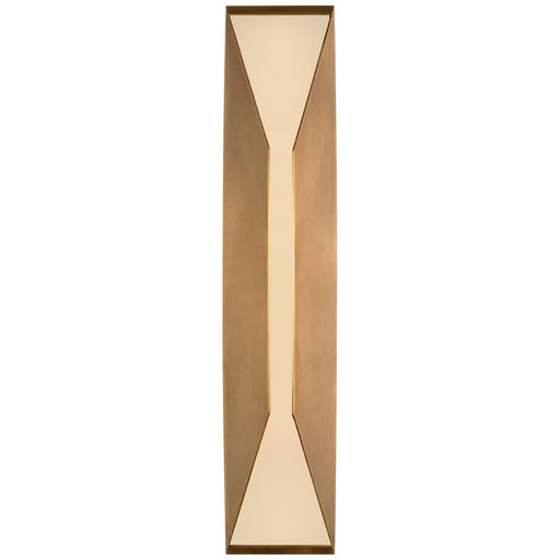 Visual Comfort Signature - KW 2723AB-FG - LED Outdoor Wall Sconce - Stretto - Antique-Burnished Brass