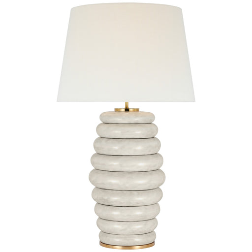 Visual Comfort Signature - KW 3621AWC-L - LED Table Lamp - Phoebe - Antiqued White