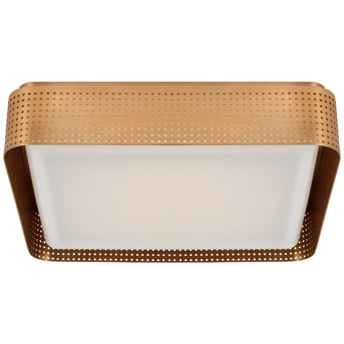 Visual Comfort Signature - KW 4084AB-WG - LED Flush Mount - Precision - Antique-Burnished Brass