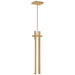 Visual Comfort Signature - KW 5734AB - LED Pendant - Axis - Antique-Burnished Brass