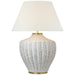 Visual Comfort Signature - MF 3012WW-L - LED Table Lamp - Evie - White Wicker