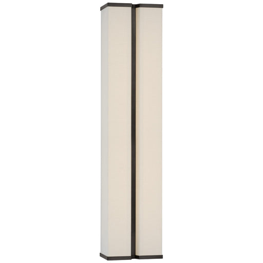 Visual Comfort Signature - PCD 2251BZ/L - LED Wall Sconce - Vernet - Bronze and Linen