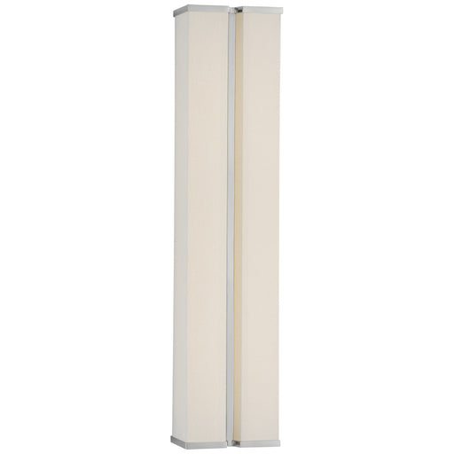 Visual Comfort Signature - PCD 2251PN/L - LED Wall Sconce - Vernet - Polished Nickel and Linen