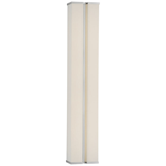 Visual Comfort Signature - PCD 2252PN/L - LED Wall Sconce - Vernet - Polished Nickel and Linen