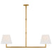 Visual Comfort Signature - PCD 5002HAB-L - LED Chandelier - Olivier - Hand-Rubbed Antique Brass