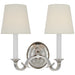 Visual Comfort Signature - TOB 2121PN-L - Two Light Wall Sconce - Channing - Polished Nickel