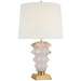 Visual Comfort Signature - TOB 3553ALB/HAB-L - LED Table Lamp - Luxor - Alabaster and Hand-Rubbed Antique Brass