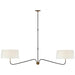 Visual Comfort Signature - TOB 5353BZ/HAB-L - LED Chandelier - Canto - Bronze and Brass