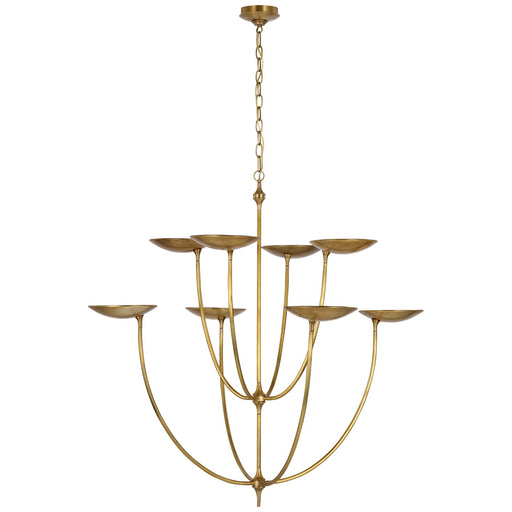 Visual Comfort Signature - TOB 5785HAB - LED Chandelier - Keira - Hand-Rubbed Antique Brass