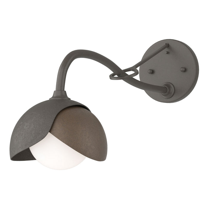 Hubbardton Forge - 201377-SKT-07-05-GG0711 - One Light Wall Sconce - Brooklyn - Dark Smoke