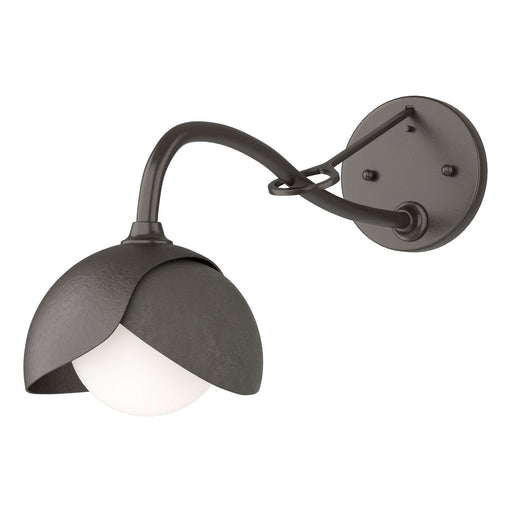 Hubbardton Forge - 201377-SKT-14-07-GG0711 - One Light Wall Sconce - Brooklyn - Oil Rubbed Bronze
