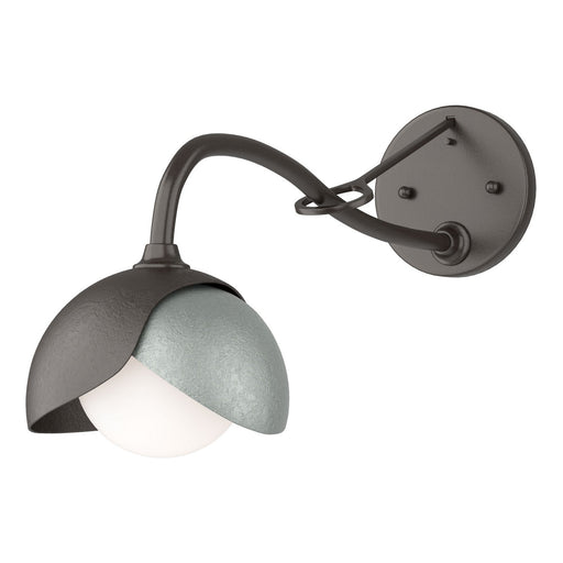 Hubbardton Forge - 201377-SKT-14-82-GG0711 - One Light Wall Sconce - Brooklyn - Oil Rubbed Bronze