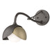 Hubbardton Forge - 201377-SKT-14-84-GG0711 - One Light Wall Sconce - Brooklyn - Oil Rubbed Bronze