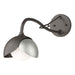 Hubbardton Forge - 201377-SKT-14-85-GG0711 - One Light Wall Sconce - Brooklyn - Oil Rubbed Bronze