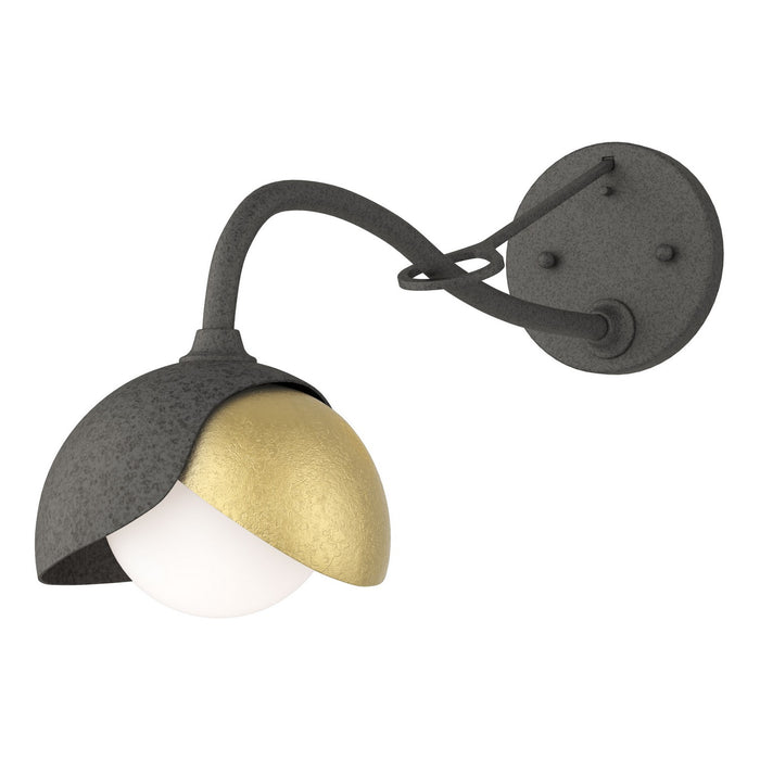 Hubbardton Forge - 201377-SKT-20-86-GG0711 - One Light Wall Sconce - Brooklyn - Natural Iron