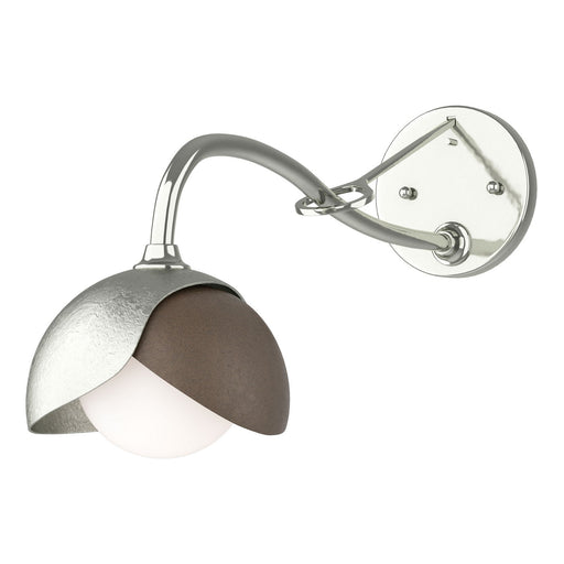 Hubbardton Forge - 201377-SKT-85-05-GG0711 - One Light Wall Sconce - Brooklyn - Sterling
