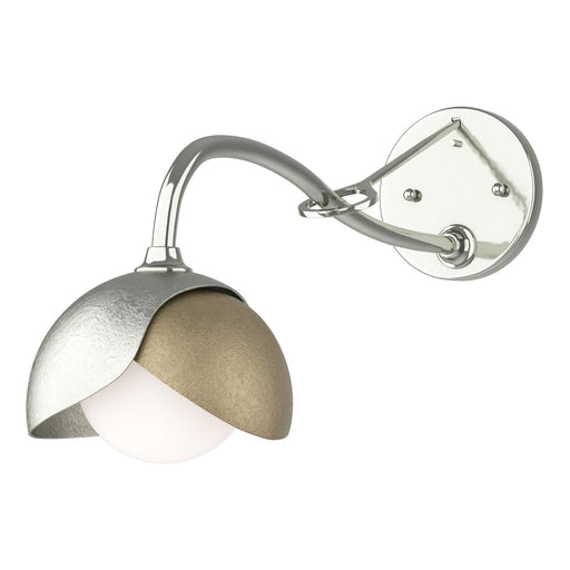Hubbardton Forge - 201377-SKT-85-84-GG0711 - One Light Wall Sconce - Brooklyn - Sterling