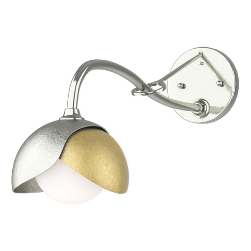 Hubbardton Forge - 201377-SKT-85-86-GG0711 - One Light Wall Sconce - Brooklyn - Sterling