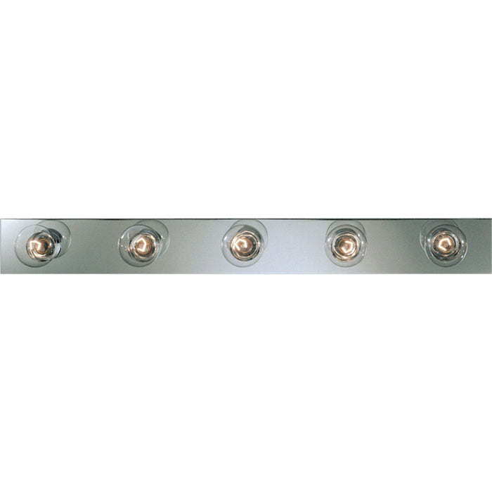 Progress Lighting - P3116-15 - Five Light Bath Bracket - Broadway-Economy - Polished Chrome