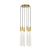 Visual Comfort Modern - 700TRSPPYLC6RNB-LED930 - Six Light Chandelier - Natural Brass