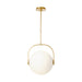 Visual Comfort Modern - SLPD10427OPNB - LED Pendant - Fues - Natural Brass