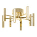 AFX Lighting - IDRC16LAJUDSB - LED Semi-Flush Mount - Indra - Satin Brass