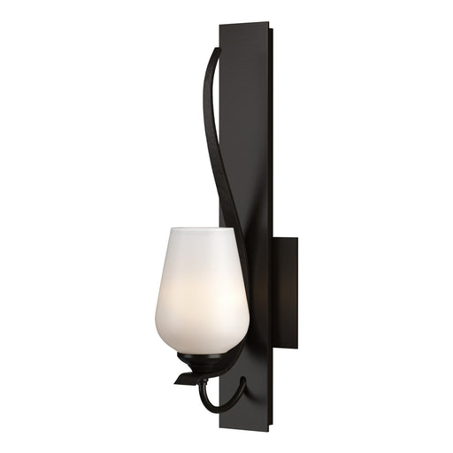 Hubbardton Forge - 203035-SKT-14-GG0303 - One Light Wall Sconce - Flora - Oil Rubbed Bronze